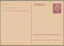 Deutsches Reich - Ganzsachen: 1933, Ungebrauchte Beidseitig Gezähnte Ganzsachenpostkarte Wst. Hinden - Andere & Zonder Classificatie