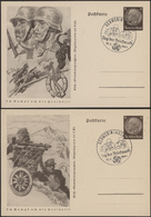Deutsches Reich - Ganzsachen: 1941, Fast Komplette Serie Von Ganzsachenbildpostkarten Wst. Hindenbur - Other & Unclassified
