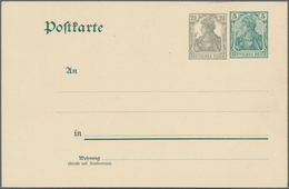 Deutsches Reich - Ganzsachen: 1916, Ungebrauchte Ganzsachenkarte 5 Pfennig Germania Grün Mit WZ 2 Un - Andere & Zonder Classificatie