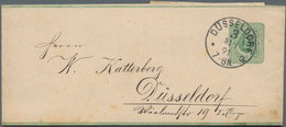 Deutsches Reich - Ganzsachen: 1891, Bedarfs- Und Portogerecht Verwendetes Streifband Wst. Ziffer In - Sonstige & Ohne Zuordnung