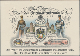 Deutsches Reich - Privatganzsachen: 1938, Private Ganzsachenpostkarte Wst. Hindenburg Medaillon 3 (P - Otros & Sin Clasificación