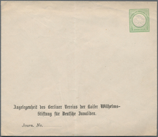 Deutsches Reich - Privatganzsachen: 1872. Privat-Umschlag 1/3 Gr Grün Adler Kleiner Brustschild Mit - Altri & Non Classificati