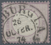 Deutsches Reich - Hufeisenstempel: HAMBURG I.A. 26 OCTBR 74 Hufeisenstempel A. ¼ Gr, Verwendung 1874 - Frankeermachines (EMA)