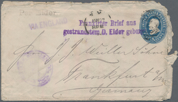 Deutsches Reich - Besonderheiten: 1892, Bedarfs- Und Portogerechte Gebrauchte US-Ganzsache 5 Cents L - Andere & Zonder Classificatie