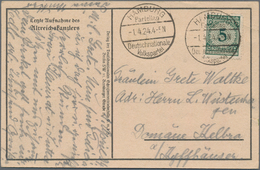 Deutsches Reich - Besonderheiten: 1924, "HAMBURG PARTEITAG DEUTSCHNATIONALE VOLKSPARTEI" Auf Ansicht - Other & Unclassified