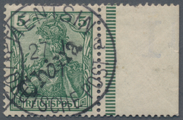 Deutsche Post In China: 1900, 5 Pfg. Reichspost Mit Handstempel-Aufdruck Und Gefälligkeitsstempel "T - China (kantoren)