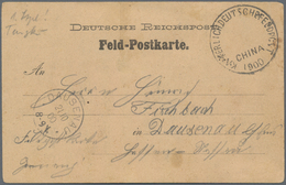 Deutsche Post In China - Stempel: 1900 (1.9.), "KAISERLICH DEUTSCHE FELDPOST CHINA 1900" (Wagenradst - China (kantoren)