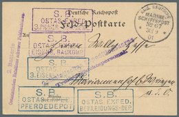 Deutsche Post In China - Stempel: 1901, KAIS.DT.MSP No.67, 30.9.1901, S.S. Silvia, Feldpostkarte Von - China (oficinas)