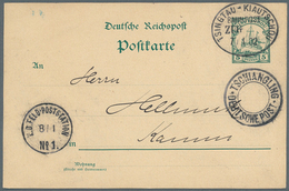 Deutsche Post In China - Stempel: 1902: "TSCHIANGLING / DEUTSCHE POST", Klarer K2 Ohne Datum Neben B - Deutsche Post In China