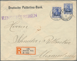 Deutsche Post In Der Türkei - Ganzsachen: 1912, Gebrauchter Ganzsachenumschlag Auf Private Bestellun - Turchia (uffici)