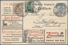 Deutsche Post In Der Türkei - Besonderheiten: 1902 (21.10), Privatpostkarte Germania 2 Pf. Grau 'Rei - Turquie (bureaux)