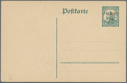 Deutsch-Neuguinea - Britische Besetzung: 1915, Ungebrauchte Ganzsachenpostkarte Mit Wst. Kolonialsch - Deutsch-Neuguinea