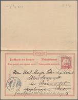 Deutsch-Neuguinea - Ganzsachen: 1908, Gebrauchte Ganzsachenpostkarte Mit Bezahlter Antwort Wst. Kolo - Nouvelle-Guinée