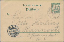 Deutsch-Neuguinea - Besonderheiten: 1908 (23.8.), 5 Pfg. GA-Karte Des Ethnographen Dr. Georg Frieder - German New Guinea