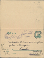 Deutsch-Ostafrika - Ganzsachen: 1908, Bedarfs- Und Portogerecht Verwendete Ganzsachenpostkarte Mit B - África Oriental Alemana