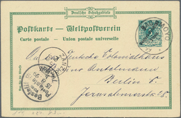 Deutsch-Ostafrika - Ganzsachen: 1898/99, Vier Gebrauchte Private Ganzsachenpostkarten Alle Mit Wst. - Africa Orientale Tedesca