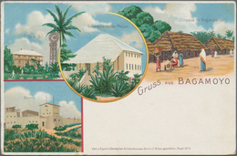 Deutsch-Ostafrika - Ganzsachen: 1898, Vier Ungebrauchte Private Ganzsachenpostkarten Wst. Krone 5 Pf - Afrique Orientale