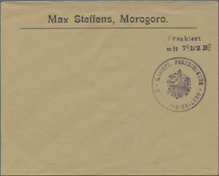 Deutsch-Ostafrika - Ganzsachen: 1905, Ungebrauchter Privater Notganzsachenumschlag Wst. Roter Zweize - Duits-Oost-Afrika