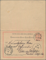 Deutsch-Ostafrika - Besonderheiten: 1898, Österreich, Gebrauchte Ganzsachenpostkarte Mit Bezahlter A - German East Africa