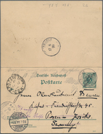 Deutsch-Südwestafrika - Ganzsachen: 1899, Bedarfs- Und Portogerecht Verwendete Ganzsachenpostkarte M - German South West Africa