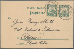 Deutsch-Südwestafrika - Ganzsachen: 1904, Bedarfs- Und Portogerecht Verwendete Ganzsachenpostkarte W - Deutsch-Südwestafrika