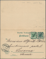 Deutsche Kolonien - Kamerun - Ganzsachen: 1899, Bedarfs- Und Portogerecht Gebrauchte Ganzsachenpostk - Cameroun