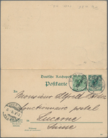 Deutsche Kolonien - Kamerun - Ganzsachen: 1899, Bedarfs- Und Portogerecht Gebrauchte Ganzsachenpostk - Camerún