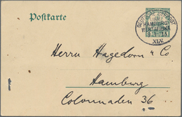 Deutsche Kolonien - Kamerun - Stempel: 1915, Bedarfs- Und Portogerecht Verwendete Ganzsachenpostkart - Camerun