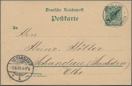 Deutsche Kolonien - Karolinen - Ganzsachen: 1899, Kompletter Gebrauchter Ganzsachenpostkartensatz De - Isole Caroline