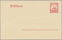 Deutsche Kolonien - Kiautschou - Ganzsachen: 1911. Postkarte 4 Cents Schiffstype, Anschriftlinien 85 - Kiauchau