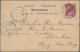 Deutsche Kolonien - Kiautschou - Stempel: 1899 (15.3.), "TSINGTAU * CHINA A" Klarer Abschlag Des Sel - Kiautchou