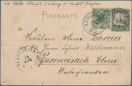 Deutsche Kolonien - Kiautschou - Besonderheiten: 1901 (15.t.), "K.D.FELD-POSTSTATION No.1" (Verwendu - Kiautchou