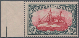 Deutsche Kolonien - Marshall-Inseln: 1901, 5 M. Kaiseryacht Ohne Wasserzeichen, Postfrisches Kabinet - Isole Marshall