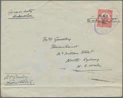 Deutsche Kolonien - Marshall-Inseln - Britische Besetzung: 1915 Cover From A Lieutenant Of The Briti - Marshall Islands