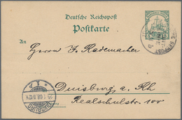Deutsche Kolonien - Marshall-Inseln - Stempel: 1907 (25.11.), "DEUTSCHE SEEPOST JALUIT-LINIE * B" (D - Marshall Islands