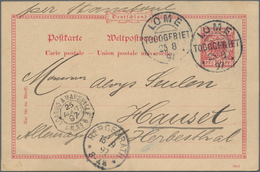 Deutsche Kolonien - Togo - Ganzsachen: 1897, Gebrauchte Ganzsachenpostkarte Des Deutschen Reiches Ws - Togo