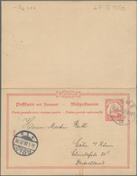 Deutsche Kolonien - Togo - Ganzsachen: 1906, Gebrauchte Ganzsachenpostkarte Mit Bezahlter Antwort Ws - Togo