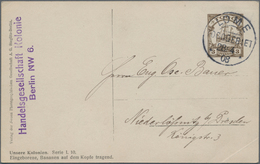 Deutsche Kolonien - Togo - Ganzsachen: 1908. Privat-Postkarte 3 Pf Schiffstype Mit Rs. Foto-Abbildun - Togo