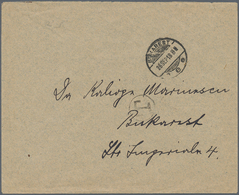 Deutsche Besetzung I. WK: Rumänien - Portomarken: 1918, 10 Bani M.Wz. Zusammen Mit 20 B. O.Wz. Rs. A - Besetzungen 1914-18