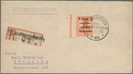 Deutsche Abstimmungsgebiete: Marienwerder: 1920, 3 M. Orange Type A Ib Mit Stpl. "NEUDÖRFCHEN (KR. M - Other & Unclassified