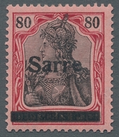 Deutsche Abstimmungsgebiete: Saargebiet: 1920, "2 Bis 80 Pfg. Germania/Sarre", überkompletter Postfr - Covers & Documents