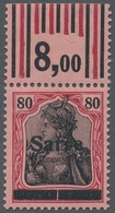 Deutsche Abstimmungsgebiete: Saargebiet: 1920, "80 Pfg. Germania/Sarre Mit Aufdruck-PLF A (Feld 1)", - Briefe U. Dokumente