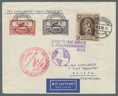 Deutsche Abstimmungsgebiete: Saargebiet: 1932 - 1. SAF, Zuleitung Saar Auf Hochwertig Mit Mi. 103 IV - Brieven En Documenten