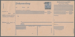 Deutsche Abstimmungsgebiete: Saargebiet - Ganzsachen: 1920/21, "20 Pfg. Germania/Saargebiet Mit Dopp - Ganzsachen