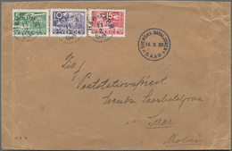 Deutsche Abstimmungsgebiete: Saargebiet - Feldpost: 1935, Brief Mit Frankatur Von 5 öre Grün, 10 öre - Covers & Documents