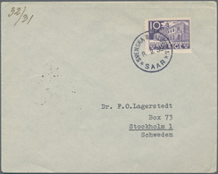 Deutsche Abstimmungsgebiete: Saargebiet - Feldpost: 1935, Philatelistisch Beeinflusster Feldpostbrie - Lettres & Documents