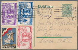 Deutsche Abstimmungsgebiete: Schleswig: 1913, Ganzsachenkarte 5 Pfg. Germania Vs. Und Rs. Frankiert - Other & Unclassified