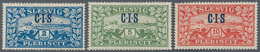 Deutsche Abstimmungsgebiete: Schleswig - Dienstmarken: 1920, CIS-Aufdrucke, 2 Mark Bis 10 Mark, Drei - Other & Unclassified
