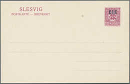 Deutsche Abstimmungsgebiete: Schleswig - Ganzsachen: 1920, Drei Ungebrauchte Ganzsachendienstpostkar - Andere & Zonder Classificatie