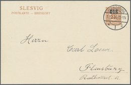 Deutsche Abstimmungsgebiete: Schleswig - Ganzsachen: 1920, 7 ½ Pf Hellbraun Ganzsachenkarte Mit Aufd - Otros & Sin Clasificación
